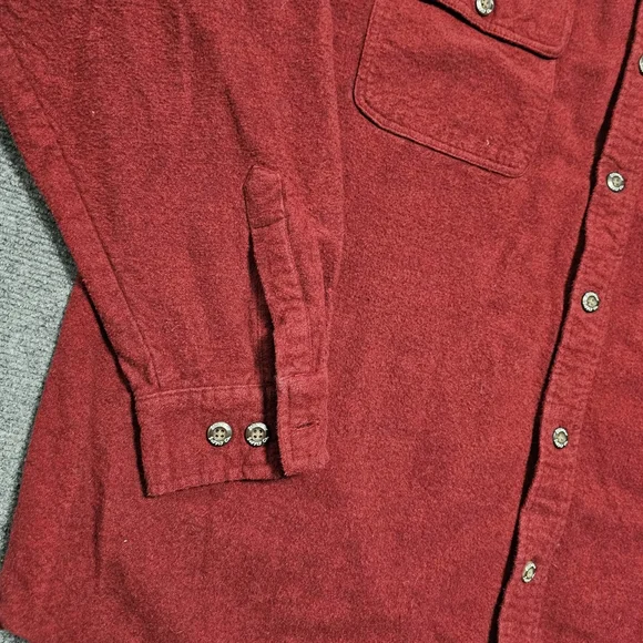 Vintage Stillwater Supply Co Chamois Flannel Button Up Shirt Mens 2XL Long Sleev - Picture 7 of 14